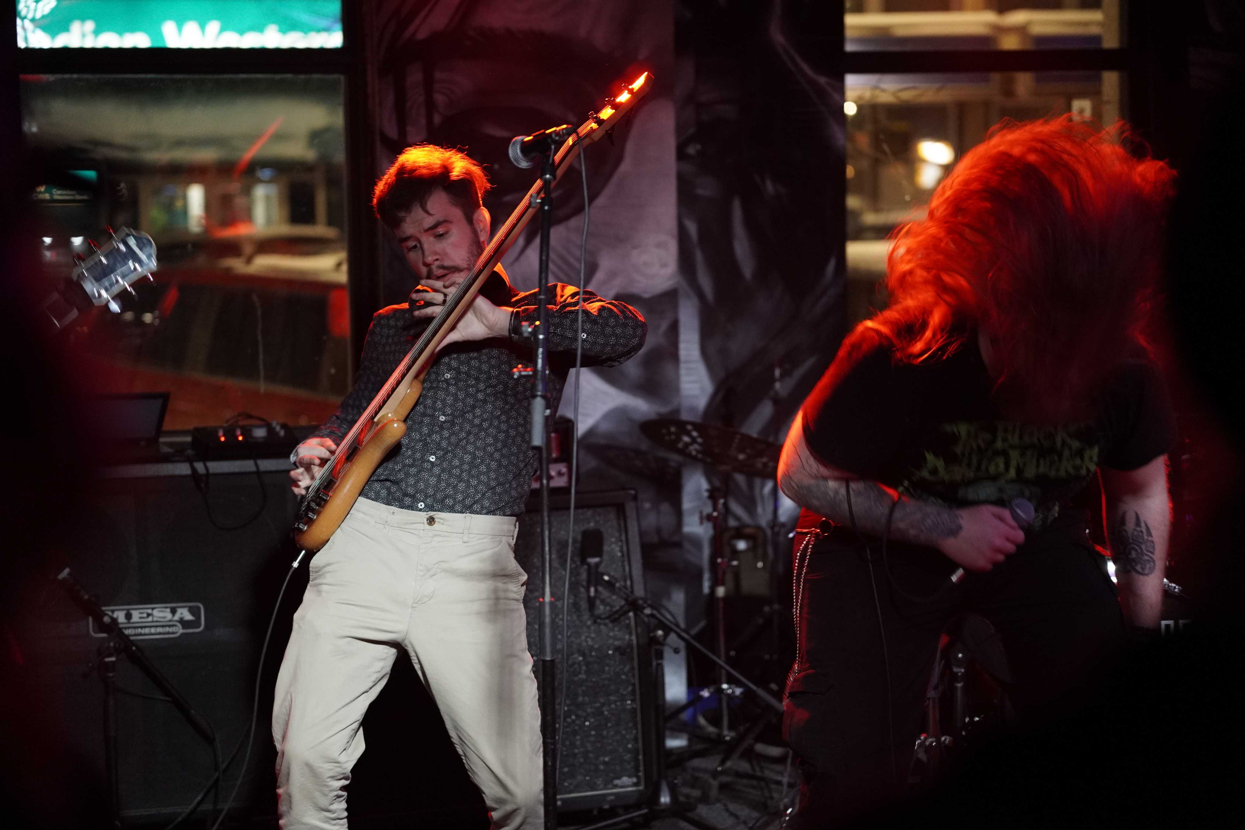 Pythonic on stage at the Greenroom